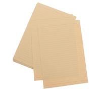 WEKAMOS 50 Sheets Vintage Kraft Letter Writing Paper B5 Lined Stationery Paper for Handwriting Letters and Office Use for Thank You Notes