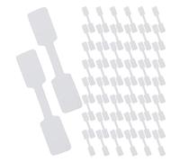WEKAMOS 500pcs Tiny Blank Jewelry Price Tags Stickers for Necklace Ring Bracelet Display in Retail Shops Markets Festivals