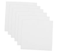 WEKAMOS 50pcs Ceramic Fiber Kiln Paper Pottery Oven Mini Kiln Stove Fireproof Papers Pottery Oven High Temperature Gasket Ceramic Fiber Board Fireproof Board Microwave White