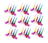 WEKAMOS 50Pcs Fringed Noise Maker Blowouts Party Whistles for Festivals Birthdays and Graduation Celebrations Fun Party Favors to Create Joyful Atmosphere