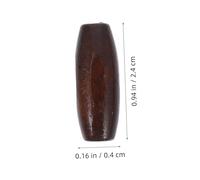 WEKAMOS 50pcs Oval Wooden Beads Unfinished Natural Wood for DIY Crafts Jewelry Making Macrame Rustic Farmhouse Decor Curtains Bags Crafting