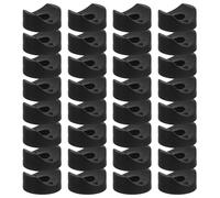 WEKAMOS 50pcs Plastic Curved Spacer Washers Duckbill Gaskets for Walker Mobility Aid Stability Round Pipe