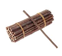 WEKAMOS 50pcs Wood Craft Sticks for Crafting Made of Sturdy Natural Wood with Rustic Charm, for DIY Projects and Home Decoration for Artists and Hobbyists
