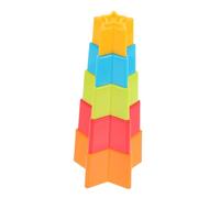 WEKAMOS 5pcs Activity Stacking Cups with Learning for Early Math Education Safe and Detachable for S Development and Counting Skills