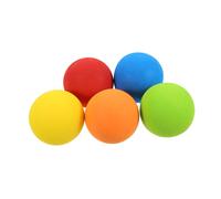 WEKAMOS 5Pcs Eva Foam Golf Training Balls Lightweight Indoor Practice Soft Golf Balls Reusable Wear Resistant Golfing Supplies with Mixed Colors for Beginners and Indoor Use