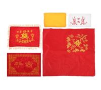 WEKAMOS 5pcs Funeral Kit Ashes Container Bag and Casket Cloth Cover with Breathable Urn Cloth Covers for Human Ashes Memorial Burial Ceremony