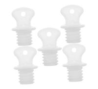 WEKAMOS 5Pcs Leakproof Hot Water Bottle Stoppers Rubber Replacement Plugs 16Mm Small Sealing Caps for Hot Water Bags Winter Use