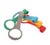 WEKAMOS 5pcs Pull Up Rings for Walking Assistance Muscle Development and Standing Confidence Safe Skin-Friendly Material Bright Colors for Sensory Play Suitable for Cribs and Playpens Grip