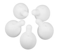 WEKAMOS 5pcs Squeeze Inner Balls Soft Tpr Bubble Inserts for Doll Making and Decompression Craft Bubble Props Accessory Small White