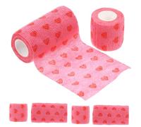 WEKAMOS 6 Rolls Breathable Athletic Wrap Tape Medium Self Adhesive Non Woven for Sports Support Wound Dressing and Skin Protection