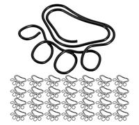 WEKAMOS 60Pcs Black Metal Paw Print Paper Clips Cute Decorative Cat Paw Bookmarks for School Office Document Organization Stationery Accessories