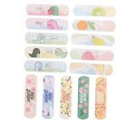 WEKAMOS 60Pcs Cartoon Wound Bandages Breathable Adhesive Patches for Finger Wounds Hemostatic Care Fruit Dinosaur Cherry Blossom Designs
