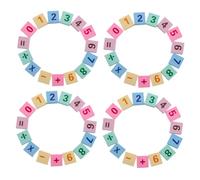 WEKAMOS 60pcs Puzzle Math Erasers for Educational Design Pencil Erasers Bulk Clean Erasing Classroom Rewards Treasure Box Supplies for School Party Favors and Learning Fun