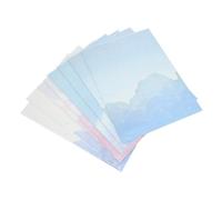WEKAMOS 64pcs Lovely Letter Writing Paper Holiday Message Stationery with Smooth High End Paper for Thank You Notes Poems and Calligraphy Practice