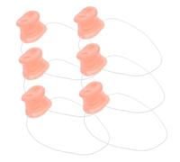 WEKAMOS 6pcs Cosplay Pig Nose Props Realistic Vinyl Animal Nose for Halloween Parties Masquerades Accessory for Adults Creative Role Playing Gear
