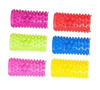 WEKAMOS 6pcs Foot Massage Pads with Toe Pressure Plate for Plantar Reflexology Acupressure Mat for Heel Arch Toe Massage Multi Color Relaxation Carpet for Home Office Seniors and Athletes