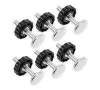WEKAMOS 6pcs Gate Replacement Parts Kit Threaded Spindle Rod Screws Adjustable Foot Screws for Pressure Mounted Safety Gates Stairs Doors Windows