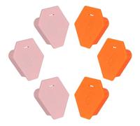 WEKAMOS 6PCS Magnetic Polygonal Hemmer Guide with Scale Sewing Machine Seam Positioning Tool for Quilting Stitching Professional Edge Measurement