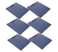 WEKAMOS 6pcs Multifunctional Folder Nursing Clipboard Construction Clipboard Portfolio File Folder Clip File Menu Bills Memo Paper Clip Plastic