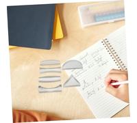 WEKAMOS 6pcs Physics Teaching Lens Middle School Optical Concave Convex Acrylic Lenses for Classroom Science Experiments with Multiple Shapes for Light Behavior Learning