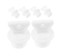 WEKAMOS 6pcs Small Hot Water Bag Stoppers Replacement Leakproof Rubber Seal Plugs Smooth Surface Lightweight Practical for Hot Water Bottles