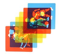 WEKAMOS 6Pcs Sports Stencils Drawing Templates for Basketball Court and Fabric Painting, Reusable Preschooler Painting Stencil Set for Outdoor and School Art Projects