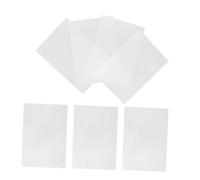 WEKAMOS 6Pcs Translucent Night Shrink Sheets DIY Craft Material Safe Bops Plastic for Keychains Charms Earrings Handicraft Workshops