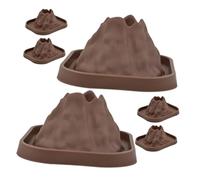 WEKAMOS 6Pcs Volcanic Model Prop for Scientific Volcano Eruption Experiments Educational Volcano Science Kit for Creative DIY Learning and School Projects