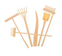 WEKAMOS 6Pcs Zen Garden Rakes Set Sand Table Tools for Crafts Meditation Decoration Lightweight Accessories for Relaxation Stress Relief