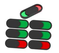 WEKAMOS 7pcs Vacant Occupied Bathroom Door Signs Black Privacy Indicator for Office Hotel Home Restrooms Easy Switch Between In Use and States