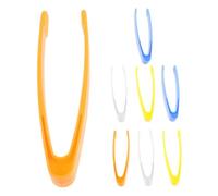 WEKAMOS 8 Pcs Plastic Craft Tweezers for Fine Motor Skills Development Portable and Lightweight DIY Educational Tools for Sensory Training and School Experiments