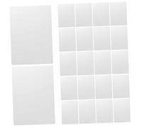 WEKAMOS 80pcs Matte Clear Plastic Sleeves Thick Document Covers for Office Home School Binding Protection Transparent Report Presentation Folder