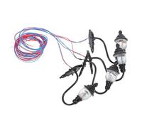 WEKAMOS 87 Scale, Black Sand Table Decorative Lights with Warm Yellow Glow, Mini Landscape Lighting for Model Railways and Tiny Scene Ornaments