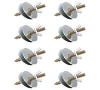 WEKAMOS 8pcs Bird Cage Screw Kit M6x50 with Flat Washers Hamster and Breeding Box Fixing Screws Set for Pet Cage Accessories and Springboard Installation