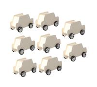WEKAMOS 8Pcs DIY Wooden Car Money Storage Boxes Multi-function Coin Cases for Saving Money Habit Development Desktop Decor