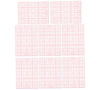 WEKAMOS 8Pcs Pink Pet Cage Splicing Mats for Rabbits Hamsters Guinea Pigs Skid DIY Nesting Foot Pads with Breathable Washable Lightweight Design for Indoor Animal Cage Liners