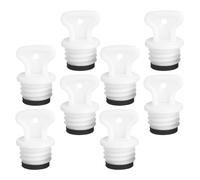 WEKAMOS 8pcs Rubber Hot Water Bottle Lid Plug Stopper Leakproof Seal Replacement for Water Sack Portable Use