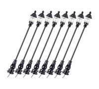 WEKAMOS 8pcs Scale Garden Lights for Sand Table Decor Simulated Street Lamps for Mini Houses and Landscape Scenes