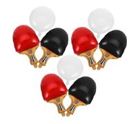 WEKAMOS 9pcs Table Tennis Balloons Reusable Sports Party Decorations with Paddle and Ball Foil Balloons for Birthday Celebrations and Outdoor Sports Themed Events