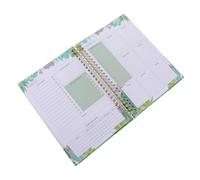 WEKAMOS Academic Planner Notebook Coil Bound Portable Organizer for Teachers and Home Use Weekly Monthly Schedule Notepad with Hard Cover and Smooth for Planning and Note Taking