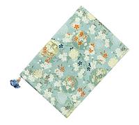 WEKAMOS Adjustable Book Cover Decorative Printed Cloth Sleeve Scratch Resistant Protective Book Protector for Hardback and Notebooks