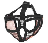 WEKAMOS Adjustable Dog Muzzle for Short Snout Breeds Breathable Pet Mask for Outdoor Walks Muzzle for Dogs to Prevent Biting