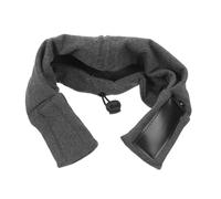 WEKAMOS Adjustable Noise-canceling Dog Ear Muffs M Size in Dark Grey, Soft Head Wrap for Anxiety Relief and Loud Sound Protection, Pet Ear Care for Grooming and Travel