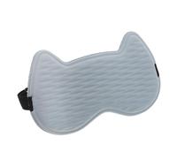 WEKAMOS Adjustable Sleep Mask with Plush Bear Shape and Memory Foam Light Blocking Eye Cover for Boys and Elastic Strap for Comfortable Bedtime Napping and Travel