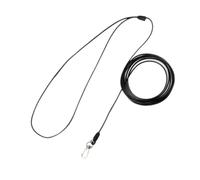 WEKAMOS Adjustable Small Animal Pet Harness with Breathable Strap and Leash Comfortable Soft Vest for Hamster Rabbit Squirrel and Pig Custom Fit Outdoor Walking Gear in Black