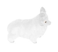WEKAMOS Adorable Miniature Sheep Plush Soft Stuffed Animal Collectable Decoration for Home Garden and Lawn Charming Sheep Figurine with Intricate Craftsmanship and Cozy Touch for Decor