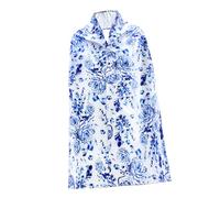 WEKAMOS Adult Scarf Bib for Dining with Stain Resistant Polyester Material and Beautiful Printed Design, Stylish Clothing Protector to Protect Clothes from Spills and Stains, for Elderly