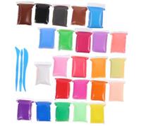 WEKAMOS Air Dry Clay Kit Colors Each Soft Resin Modeling Clay for DIY Crafts for Teenagers Easy to Shape Non Toxic for Beginners