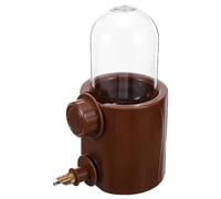 WEKAMOS Automatic Bird Water Dispenser Extended Copper Nozzle 250ML Hanging Parakeet Cage Water Feeder for Budgies Canaries Finches for Cage