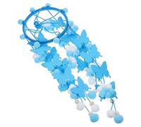 WEKAMOS Baby Crib Mobile Felt Balls and Butterfly Hanging Decorations Nursery Room Bed Hanging Ornament for Newborns and Infant Room Decor